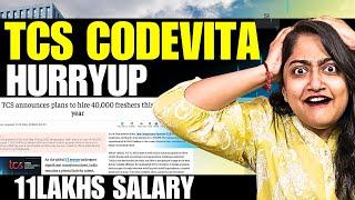 Huge TCS CodevitaOnly Sheet to crack CODEVITA11Lakhs Salary for Freshers