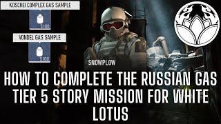 How to complete the RUSSIAN GAS Tier 5 Story mission for White Lotus | DMZ Season 6