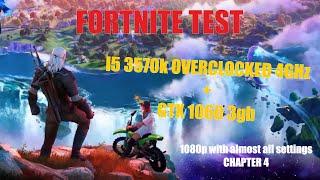 OVERCLOCKED i5 3570k 4 GHz  +  GTX 1060 3gb VS Fortnite (with NANITE & LUMEN)