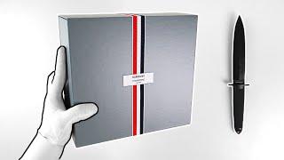 Samsung Galaxy Z Flip Thom Browne Edition Unboxing - $2480 Foldable Phone Box