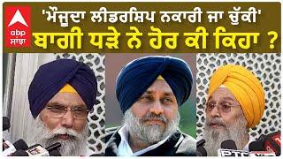 Shiromani Akali Dal|  'ਮੌਜੂਦਾ ਲੀਡਰਸ਼ਿਪ ਨਕਾਰੀ ਜਾ ਚੁੱਕੀ' ਬਾਗੀ ਧੜੇ ਨੇ ਹੋਰ ਕੀ ਕਿਹਾ ?