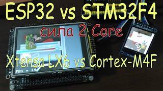 ESP32 против STM32F4. Xtensa LX6 против Cortex-M4F. Наглядная демонстрация силы двух ядер