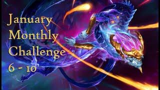 January Monthly Challenge 6 - 10 || Legends of Runeterra Playthrough