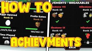 HOW TO GET ACHIEVMENTS REWARDS QUICKLY?! in tapping legends final