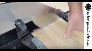 Coupe de lame vinyle QUICK-STEP  - TUTO VIDÉO - BRICO-PLOMBERIE.COM