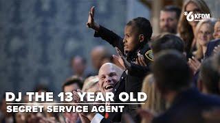 DJ, the 13-year-old brain cancer survivor from Texas who became an honorary Secret Service agent.