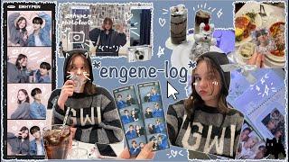 [engene-log I 엔진로그] enhypen x photoism, season's greetings, albums unpacking and a little studying