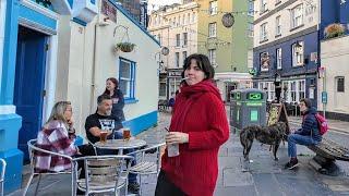 Plymouth - Autumn Evening Walking Tour - Barcode to Barbican - England - 4K