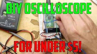 Make your own DIY oscilloscope for £4 - Raspberry Pi PICO Project