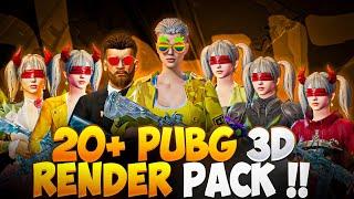 20+ PUBG 3D CHARACTER PNG PACK FREE DOWNLOAD | PUBG 3D CHARACTER PNG PACK HD FOR THUMBNAIL | PART 2