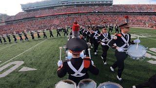[4K] Drummer's POV: Ohio State Marching Band GoPro Madness!