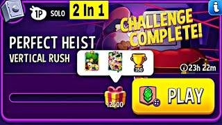 vertical rush bigger board solo challenge | 2 In 1 | match masters | perfect heist vertical rush