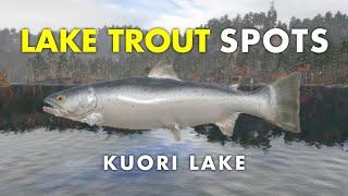 Russian Fishing 4 LAKE TROUT SPOT Kuori Lake