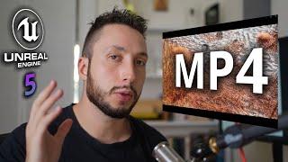 How To Export as MP4 and MOV Video Files - Unreal Engine 5