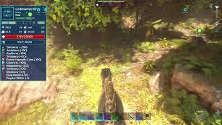 Playing ark survival ascended sausage Army servers taming a random tame