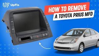 How To Remove a Toyota Prius Multifunction Display (MFD) Touchscreen (2004 - 2009)