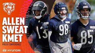 Allen, Sweat, Kmet talk expectations for veteran minicamp | Chicago Bears