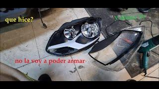 recuperando ópticas a vw fox/suran