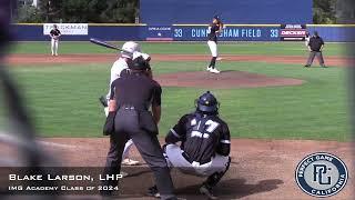 Blake Larson Prospect Video, LHP, IMG Academy Class of 2024