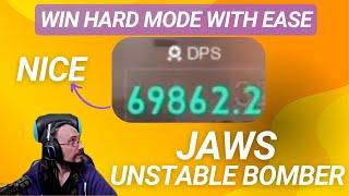 One Human Jaws Build - Winning Hard Mode With Ease