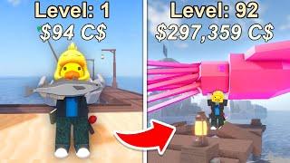 I Went from Broke Noob to RICH PRO in Fisch! (Roblox)