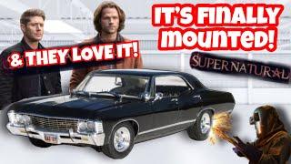 FRAME SWAP! JENSEN & JARED LOVE IT! 1967 IMPALA ON MODERN CHASSIS! BUILDING A CAR FROM SUPERNATURAL!