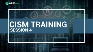 CISM Training Session 4| CISM TRAINING 2024|CISM FULL COURSE |CERTIFIED INFORMATION SECURITY MANAGER