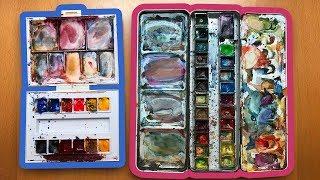 My Two Travel Palettes | Watercolor Painting