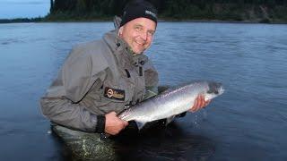 Naamisuvanto 2010 lohenkalastus salmon fishing. Tornio River Torniojoki Lappi - Lapland Finland