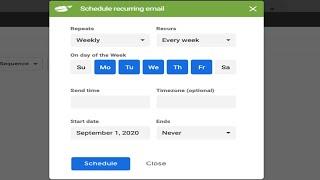 How to Send Recurring Emails in Gmail