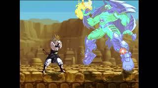 NIghtmare Broly SSJ4 vs Onslaught. MUGEN