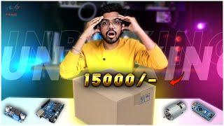 Electronic Components Unboxing In Telugu | Cheapest Electronics | Tech with Maddy