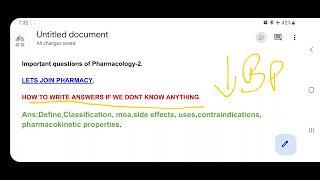 Pharmacology-2 how to pass in 1night|Apply and pass.