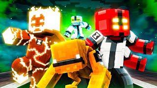 They Added BEN 10 To MINECRAFT?! - (Fisk's Superhero Mod)