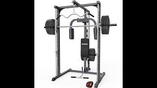 Install Video of DONOW DN-SM3000B Smith Machine Power Cage