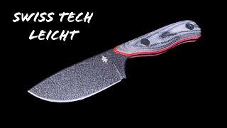 A BUDGET BANGER POCKET FIXED BLADE FROM SWISS TECH  THE LEICHT ️