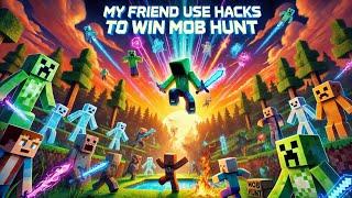 My Friend Use Hacks To Win Mob Hunt |