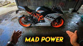 RIDING THE MOST RAW KTM RC390 OF ALL TIME 