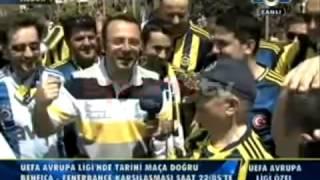 Lizbon sokakları "Fenerbahçe" sesleriyle inliyor