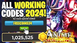 *NEW* ALL WORKING CODES FOR ANIME SIMULATOR IN SEPTEMBER 2024! ROBLOX ANIME SIMULATOR CODES