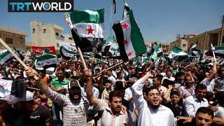 The War in Syria: Idlib residents protest against Syrian regime