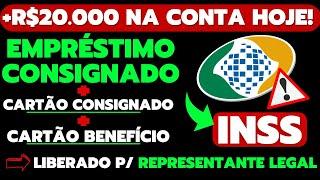  LIBEROU R$20.000 na CONTA HOJE! Como fazer EMPRÉSTIMO CONSIGNADO para APOSENTADOS do INSS + BPC