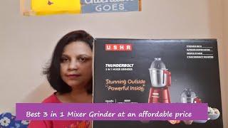 USHA THUNDERBOLT 800 WATTS MIXER GRINDER HONEST REVIEW IN HINDI | Mamma and Mimmi