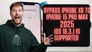 BYPASS YOUR IPHONE FROM XR TO 15 PRO MAX -- THE IOS 18.3.1 IS SUPPORTED WITH THE BEST PRICES