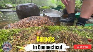 Finding Connecticut Garnets (First Ever Attempt At Collecting Gemstones While Prospecting)