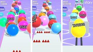 Ball Run 2048  Infinity 256AL  Best Mobile Gameplay Android iOS Tiktok Game 9999