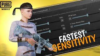 New Best Fastest sensitivity + Control Code For PUBG Mobile 2024 | New 3.1 update 