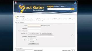 Setting Up a FTP Account in Hostgator