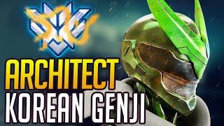 BEST OF ARCHITECT - KOREAN GENJI GOD | Overwatch Architect Montage & Esports Facts