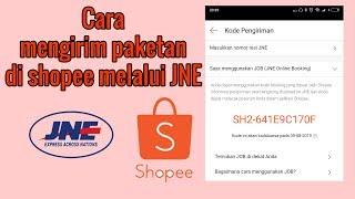 #JNE #VIASHOPEE CARA KIRIM PAKET SHOPEE VIA JNE #SHOPEE